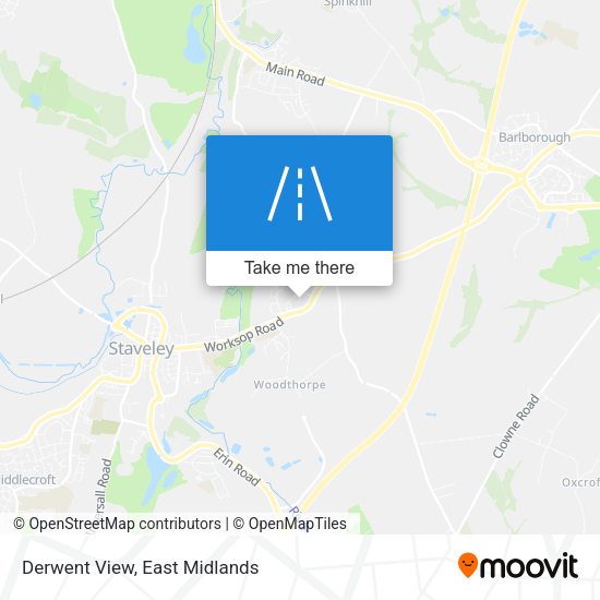 Derwent View map