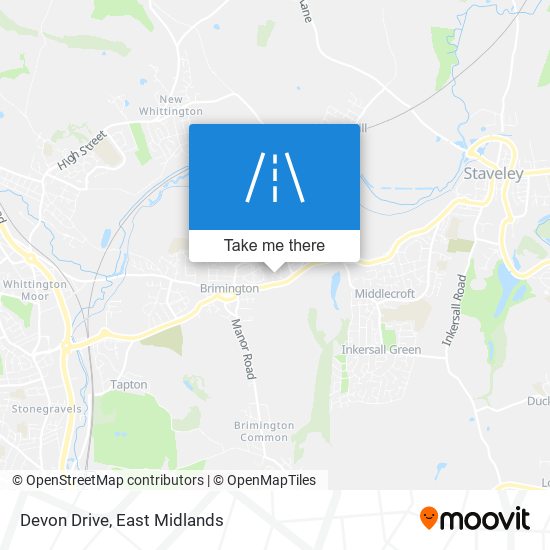 Devon Drive map