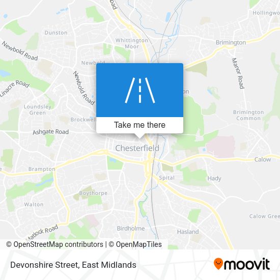 Devonshire Street map