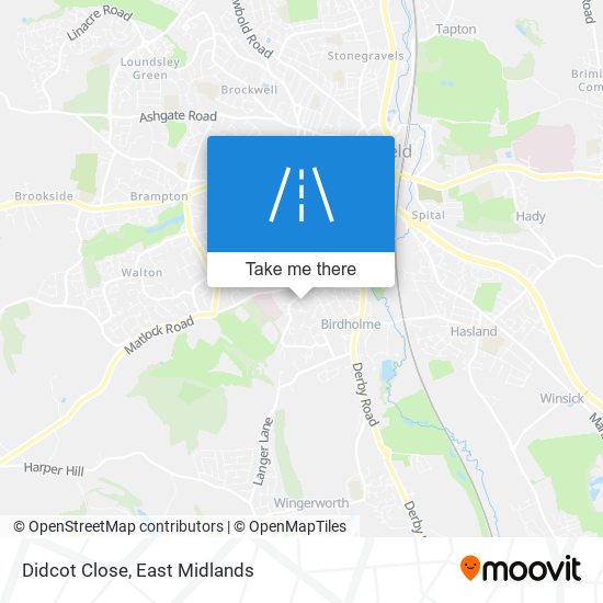 Didcot Close map