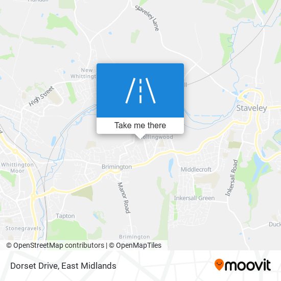 Dorset Drive map