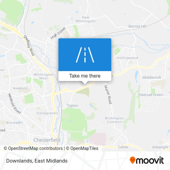 Downlands map