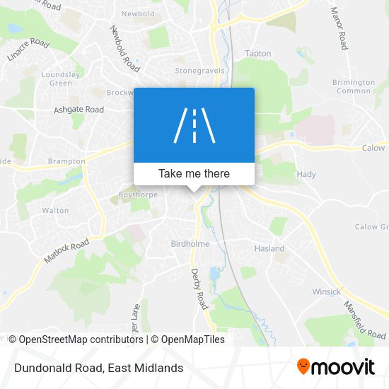 Dundonald Road map