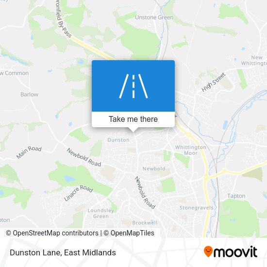 Dunston Lane map