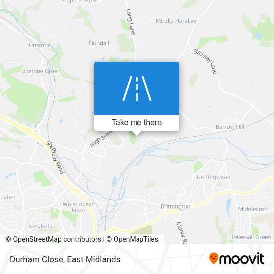Durham Close map