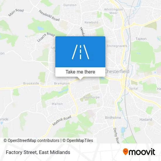Factory Street map
