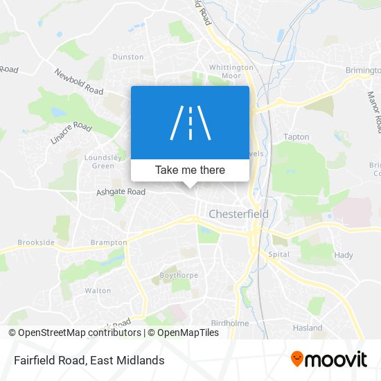 Fairfield Road map