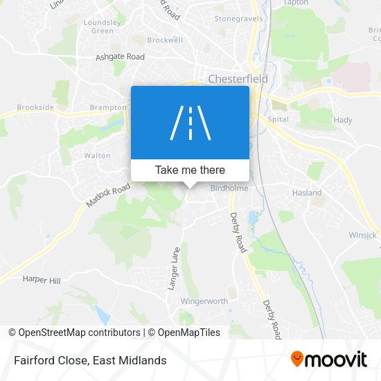 Fairford Close map