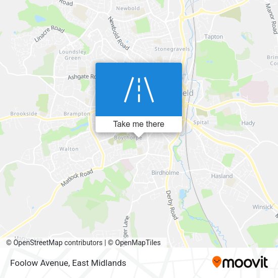 Foolow Avenue map