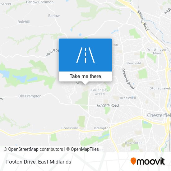 Foston Drive map