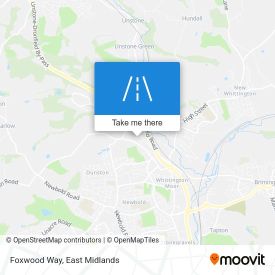 Foxwood Way map