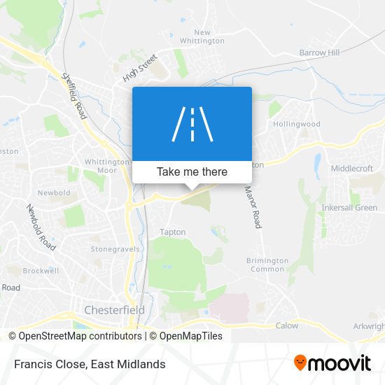 Francis Close map