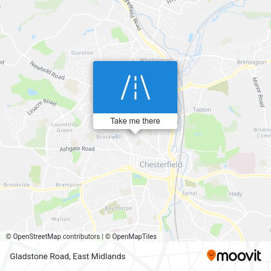 Gladstone Road map