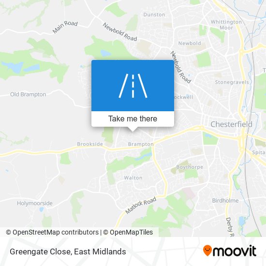 Greengate Close map