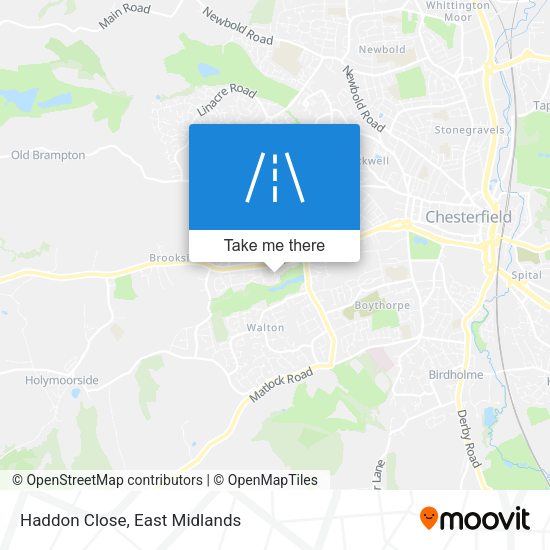 Haddon Close map