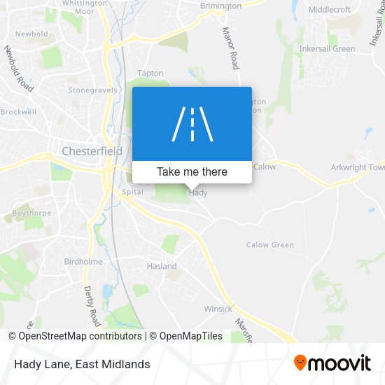 Hady Lane map