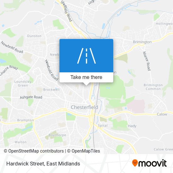 Hardwick Street map