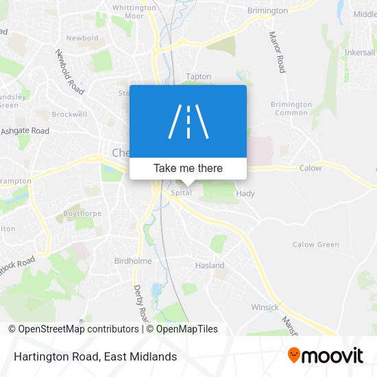 Hartington Road map