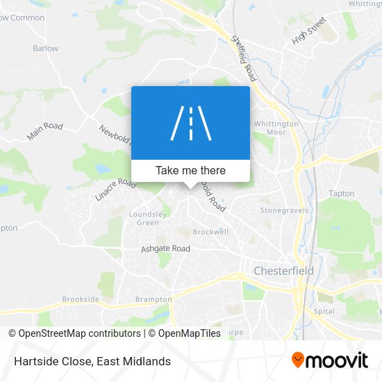 Hartside Close map