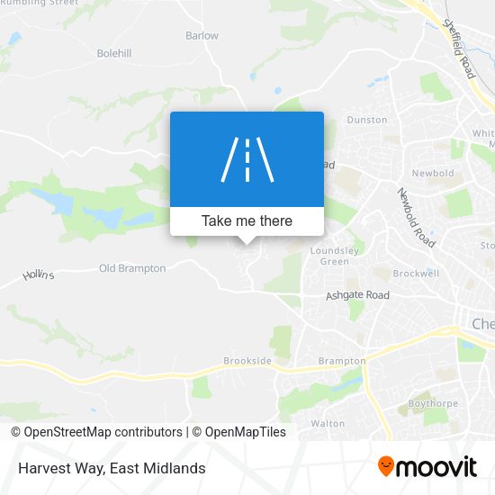 Harvest Way map