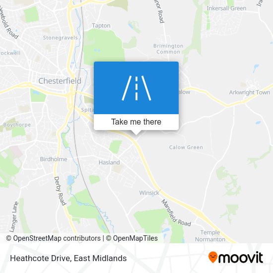 Heathcote Drive map
