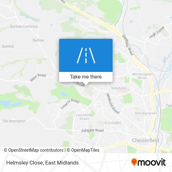 Helmsley Close map
