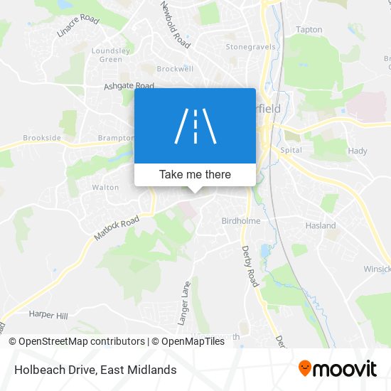 Holbeach Drive map