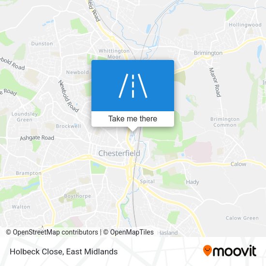 Holbeck Close map