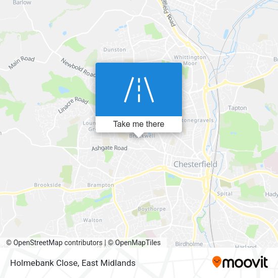 Holmebank Close map