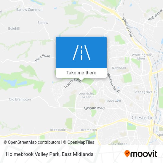 Holmebrook Valley Park map