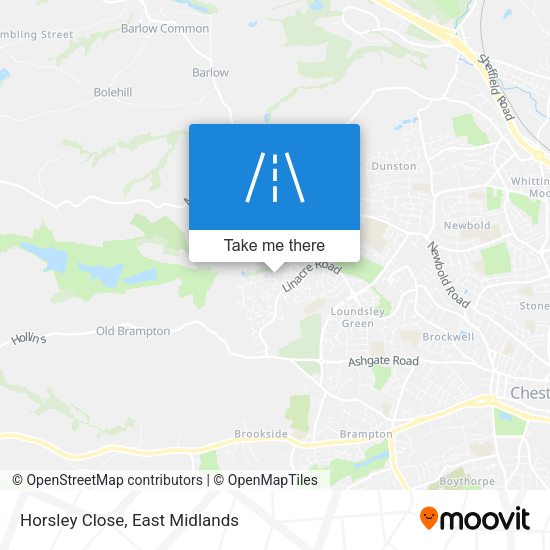 Horsley Close map