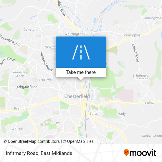 Infirmary Road map