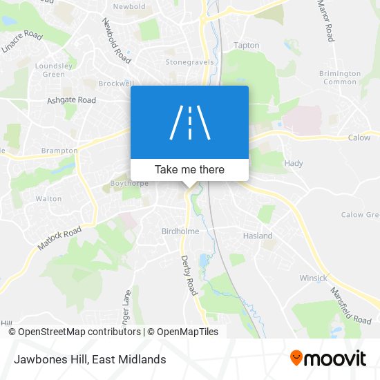 Jawbones Hill map