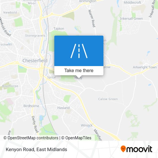 Kenyon Road map