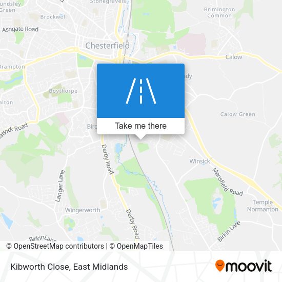 Kibworth Close map
