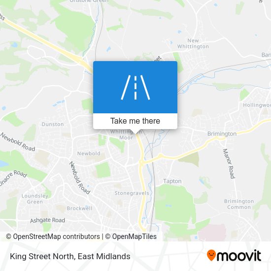 King Street North map