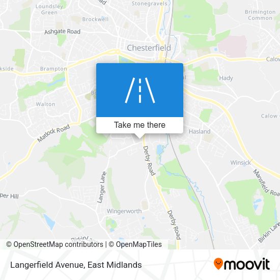 Langerfield Avenue map