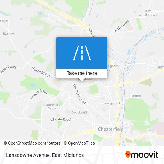 Lansdowne Avenue map