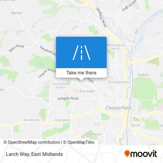 Larch Way map