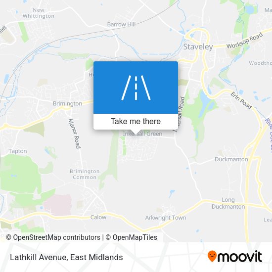 Lathkill Avenue map