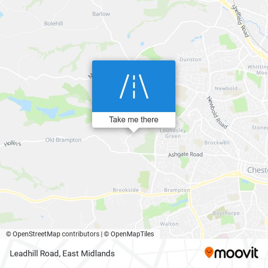 Leadhill Road map