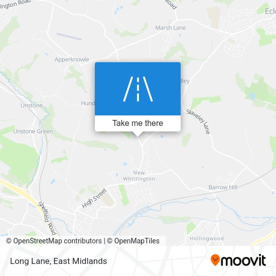 Long Lane map