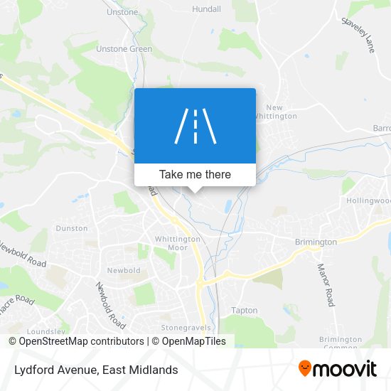 Lydford Avenue map
