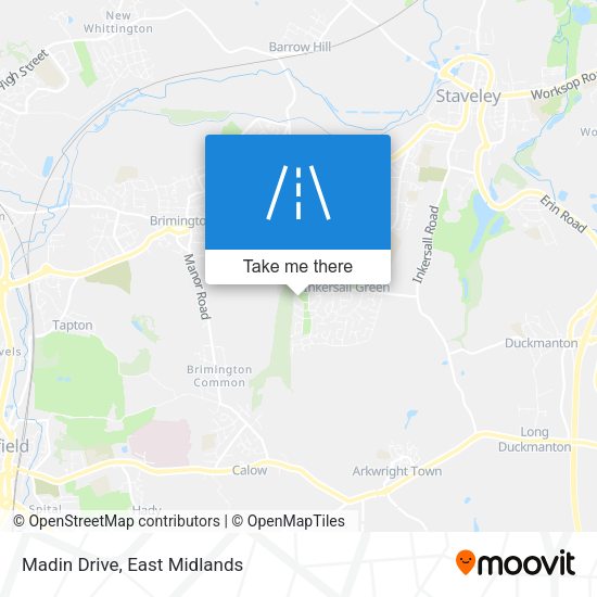 Madin Drive map