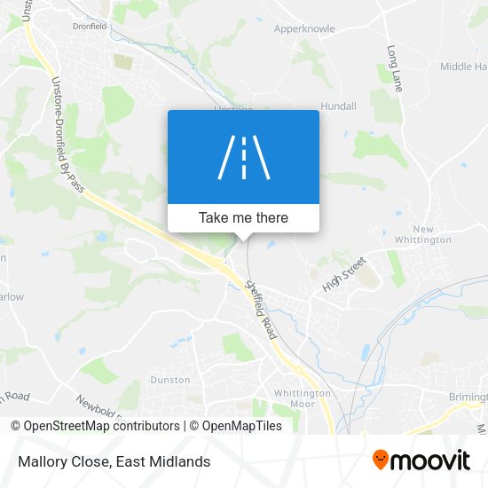 Mallory Close map