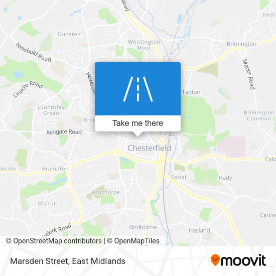 Marsden Street map