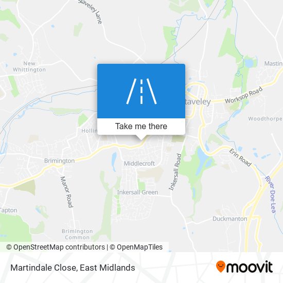 Martindale Close map