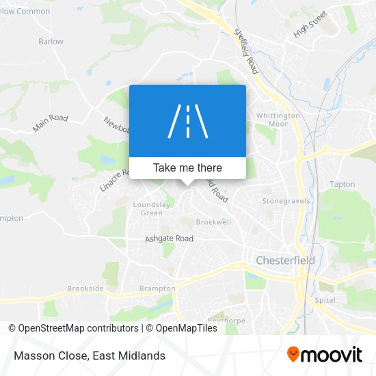 Masson Close map