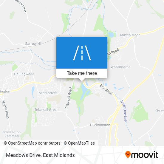 Meadows Drive map