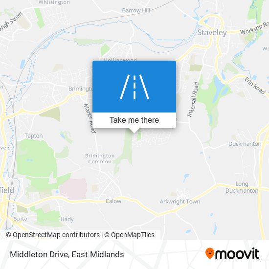 Middleton Drive map